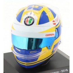 Casque Helmet 1/5 F1 2018 Marcus Ericsson n9 Alfa Romeo Spark ATF1C047