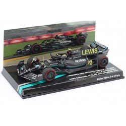 Mercedes AMG W14 E Performance 44 Lewis Hamilton F1 2ème Australie 2023 Minichamps 447230144