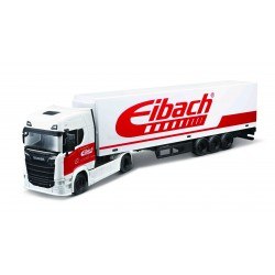 Scania S770 V8 Truck Eibach 2021 White Red Bburago BU31468