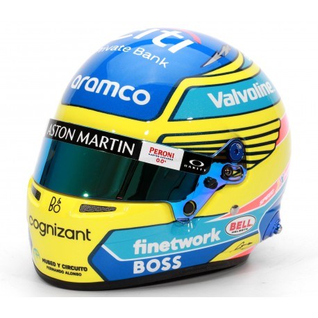 Casque Helmet 1/2 Fernando Alonso F1 2024 Bell