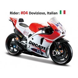 Ducati Desmosedici 4 Andrea Dovizioso Moto GP 2015 Maisto 