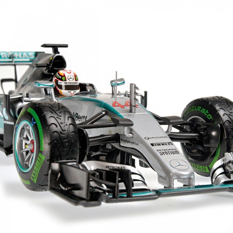 Minichamps Mercedes W06 Ganador GP 2015 USA-Lewis Hamilton Campeón del mundo 1/43 