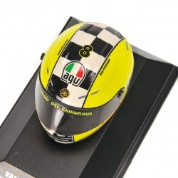 Casque 1/8 AGV Valentino Rossi Moto GP Winter Test 2009 Minichamps 398090086