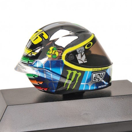 Casque 1/8 AGV Valentino Rossi Moto GP Mugello 2015 Minichamps 398150086