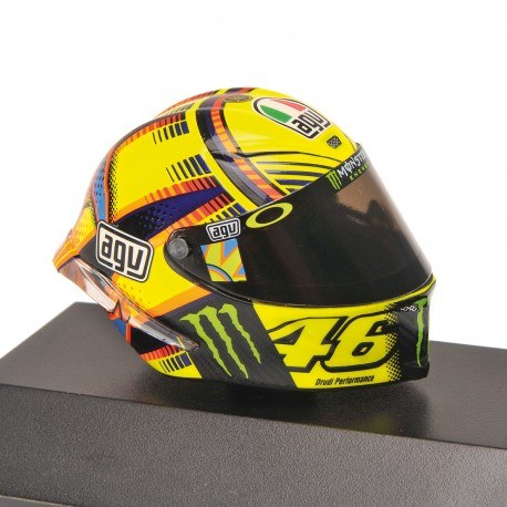Casque 1/8 AGV Valentino Rossi Moto GP 2015 Minichamps 398150046