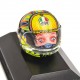 Casque 1/8 AGV Valentino Rossi Moto GP Test Sepang 2014 Minichamps 398140076