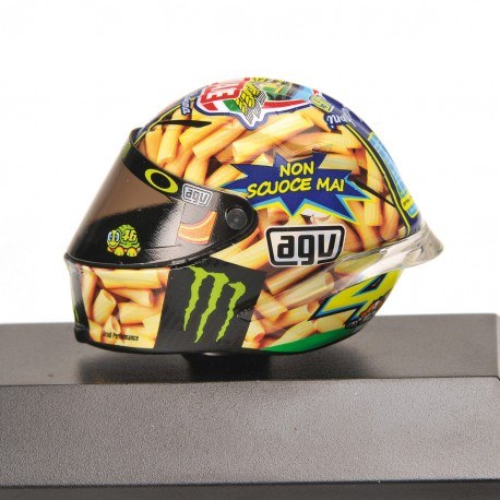 Casque 1/8 AGV Valentino Rossi Moto GP Mugello 2014 Minichamps 398140086