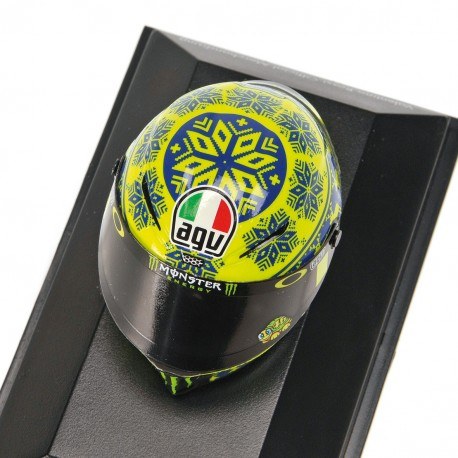 Casque 1/8 AGV Valentino Rossi Moto GP Test Sepang 2015 Minichamps 398150076