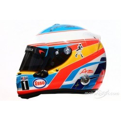 Casque 1/2 Fernando Alonso F1 2016 Arai