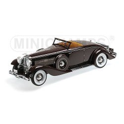 Duesenberg SJN Converticle Coupe 1936 Bleu Minichamps 107150331