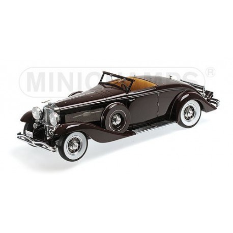 Duesenberg SJN Converticle Coupe 1936 Bleu Minichamps 107150331