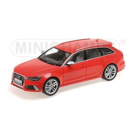 Audi RS6 Avant 2013 Rouge Minichamps 110012011