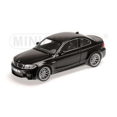 BMW 1er M Coupé 2011 Noire Sapphire Minichamps 110020021