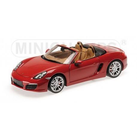 Porsche Boxster 981 2012 Rouge Minichamps 110062031