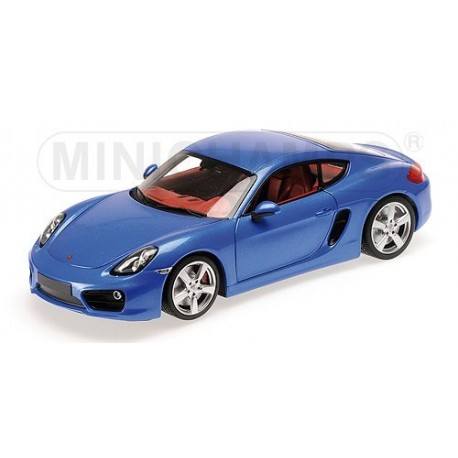 Porsche Cayman 2012 Bleue Minichamps 110062221