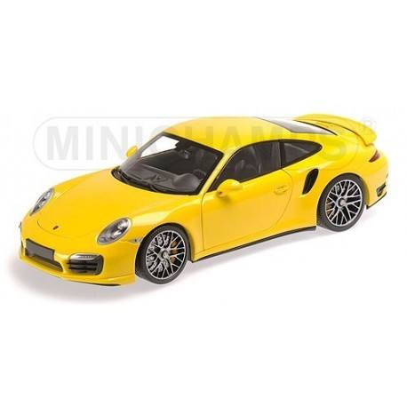 Porsche 911 Turbo S 991 2013 Jaune Minichamps 110062322