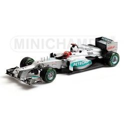 Mercedes GP W03 Brésil 2012 Last Race Michael Schumacher Minichamps 110120407