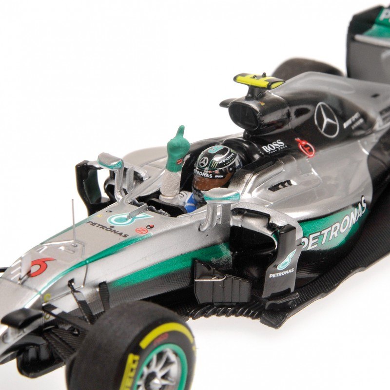 Mercedes F1 W07 Hybrid 6 F1 Abu Dhabi 2016 Nico Rosberg Minichamps