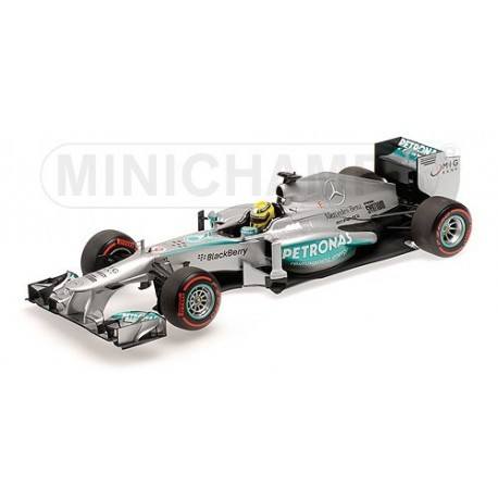 Mercedes W04 F1 Monaco 2013 Nico Rosberg Minichamps 110130109