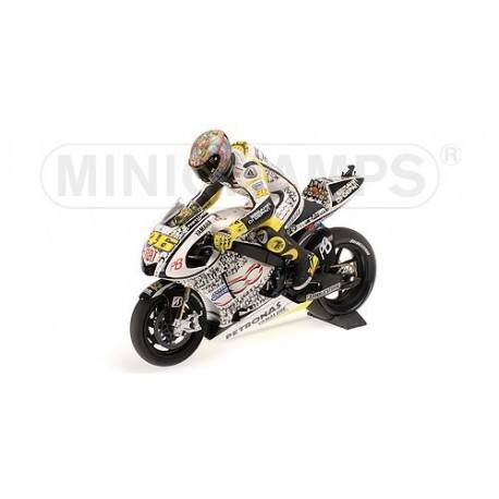 Set Yamaha Moto GP Laguna Seca 2010 Valentino Rossi Minichamps 122103346