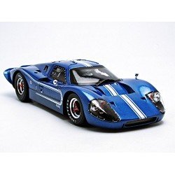 Ford GT 40 MKIV bleue blanche 1967 Shelby Collectibles SHELBY421