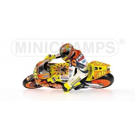 Figurine 1/12 Valentino Rossi Moto GP Valencia 2003 Minichamps 312030186
