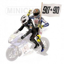 Set Figurines Valentino Rossi / Angel Nieto Le Mans 2008 Minichamps 312080190