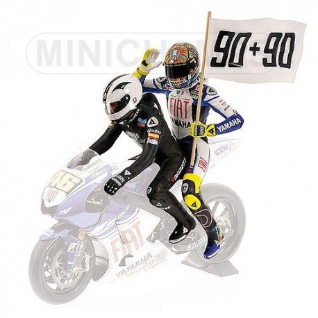 Figurine 1/12 Valentino Rossi Moto GP Ducati Test 2010 Minichamps 312110876