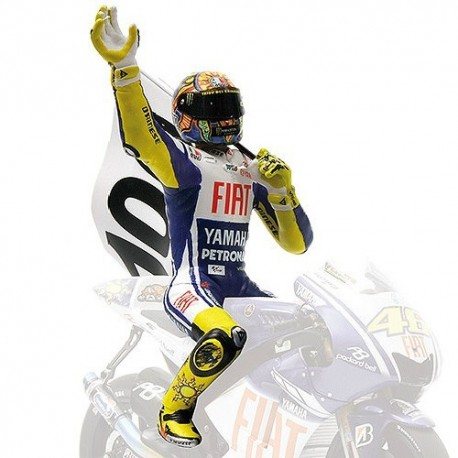 Figurine 1/12 Valentino Rossi Moto GP Assen 2009 Minichamps 312090176