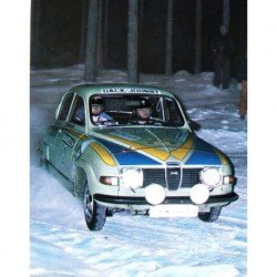 Saab 96 V4 2 Rallye de Suède 1976 Blomqvist Sylvan IXO RAC236
