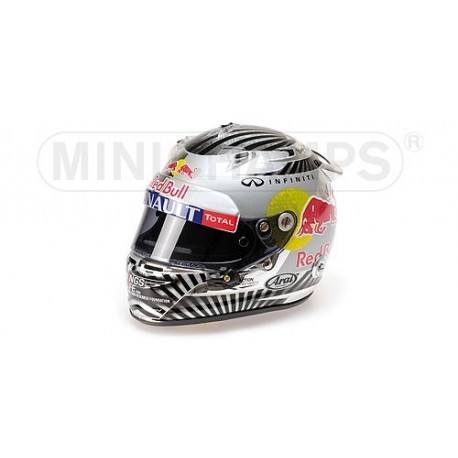 Casque 1/2 Arai Sebastian Vettel F1 Sao Paulo 2012 Minichamps 321120201