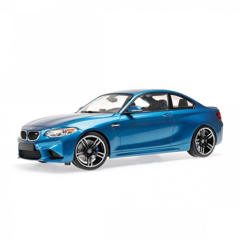 BMW M2 Coupé 2016 Bleue Minichamps 155026101 - Miniatures Autos Motos