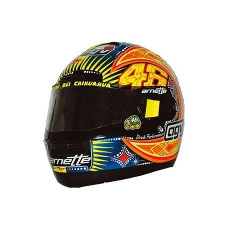 Casque 1/2 AGV Valentino Rossi WC Moto GP 2002 Minichamps 327020046
