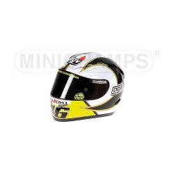 Vitrine mini casque F1 Formule 1 MotoGP de collection acajou et acrylique