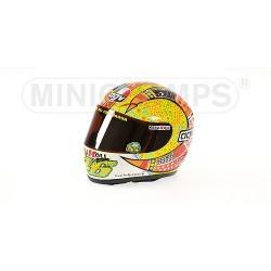 Casque 1/2 AGV Valentino Rossi Moto GP Philip Island 2007 Minichamps 327070096