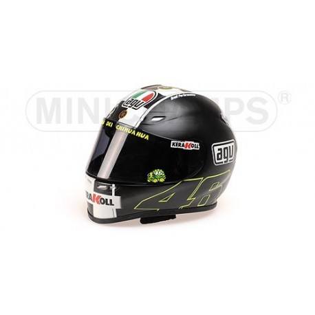Casque 1/2 AGV Valentino Rossi WC Moto GP Motegi 2008 Minichamps 328080088