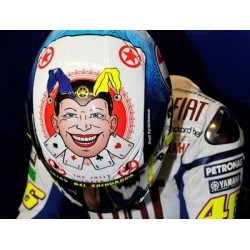 Casque 1/2 AGV Valentino Rossi Moto GP Mugello 2010 Minichamps 328100076
