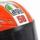 Casque 1/2 AGV Marco Simoncelli Moto GP 2011 Minichamps 328110058