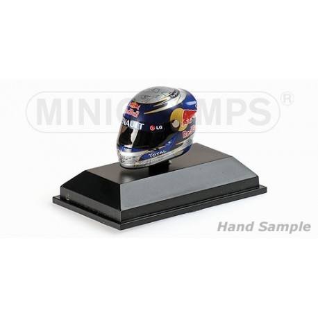 Casque 1/8 Arai Sebastian Vettel F1 Sao Paulo 2010 Minichamps 381100705