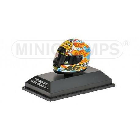 Casque 1/8 AGV Valentino Rossi GP 500 Mugello 2001 Minichamps 397010076