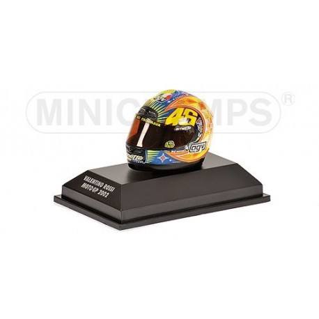 Casque 1/8 AGV Valentino Rossi Moto GP 2002 Minichamps 397020046