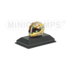 Casque 1/8 AGV Valentino Rossi Moto GP Valencia 2003 Minichamps 397030086