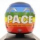 Casque 1/8 AGV Valentino Rossi Moto GP Winter Test 2003 Minichamps 397030099