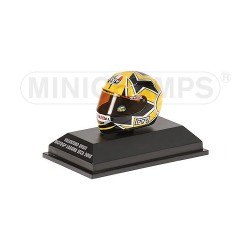 Casque 1/8 AGV Valentino Rossi Moto GP Laguna Seca 2005 Minichamps 397050096