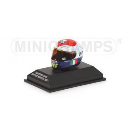 Casque 1/8 AGV Valentino Rossi Moto GP Mugello 2007 Minichamps 397070076