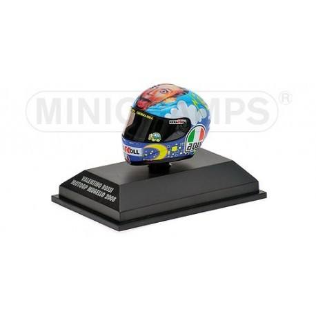 Casque 1/8 AGV Valentino Rossi Moto GP Mugello 2008 Minichamps 398080076
