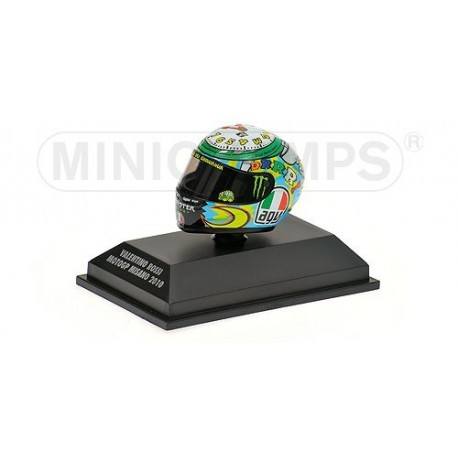 Casque 1/8 AGV Valentino Rossi Moto GP Misano 2010 Minichamps 398100056