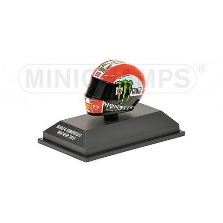 Casque 1/8 AGV Marco Simoncelli Moto GP 2011 Minichamps 398110058