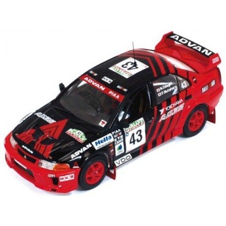 Mitsubishi Lancer Evo V 43 WRC Nouvelle Zélande 1999 Nutahara Odagiri IXO RAM523