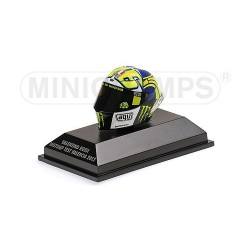 Casque 1/8 AGV Valentino Rossi Moto GP Test Valencia 2013 Minichamps 398130086